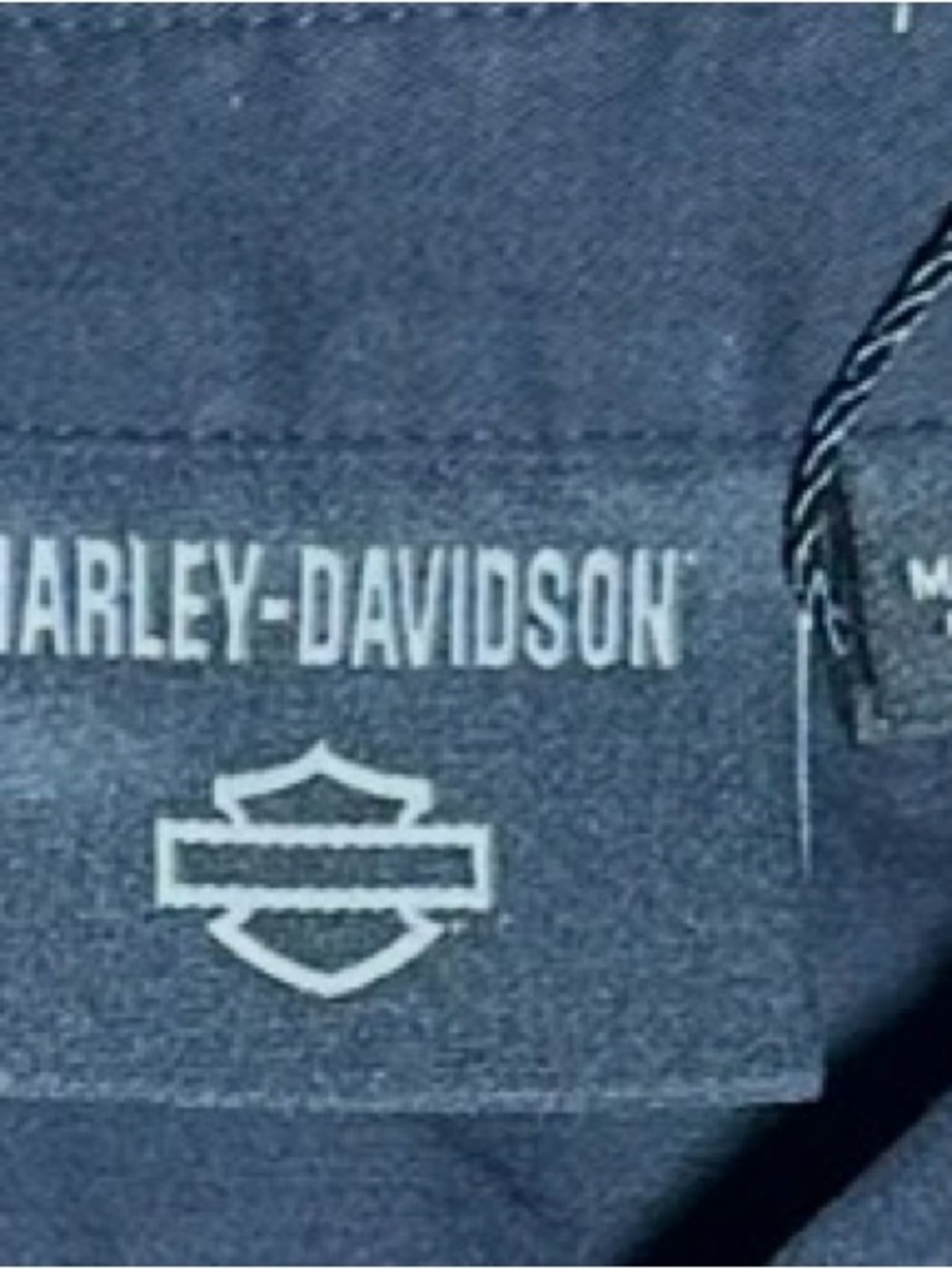 Harley-Davidson Black Shirt with Pink Trim - Picture 3 of 6